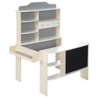 VERKAUFSSTAND - Grau, Holzwerkstoff (100/120/78cm) - Roba