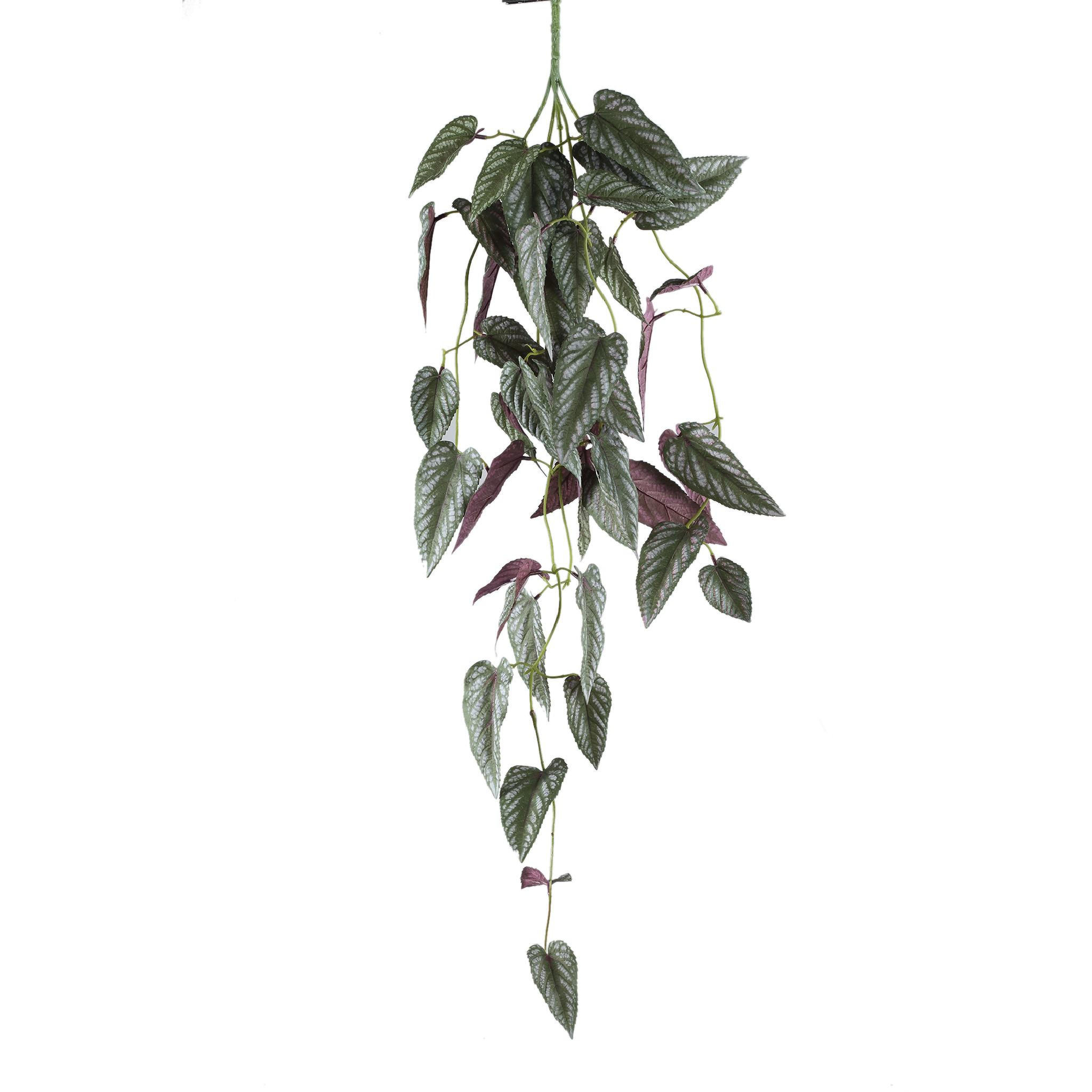 KUNSTPFLANZE Leaves Grün 76/30/76cm - Grün, Kunststoff/Metall (76cm) - PTMD Collection