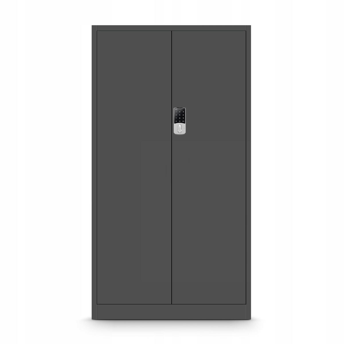 AKTENSCHRANK Daniel - Anthrazit, Metall (90/185/40cm) - Jan Nowak