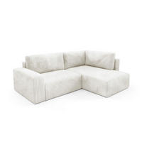 ECKSOFA Angela 4 Sitzplätze Weiß - Weiß, Holz (245/182cm) - Petits-meubles