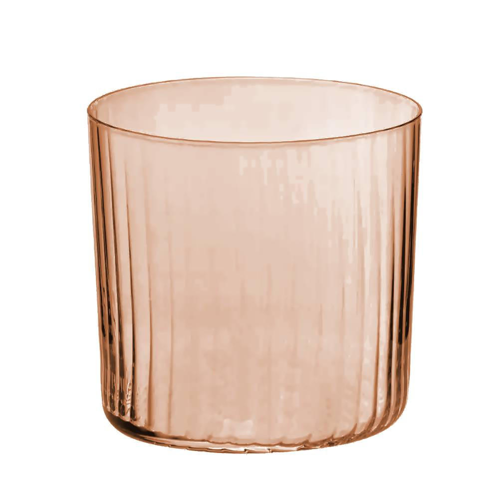 GLÄSER MIT VERTIKALER OPTIK, 4er-Set, 410 ml - Multicolor, Glas (0.41L) - Krosno Glass