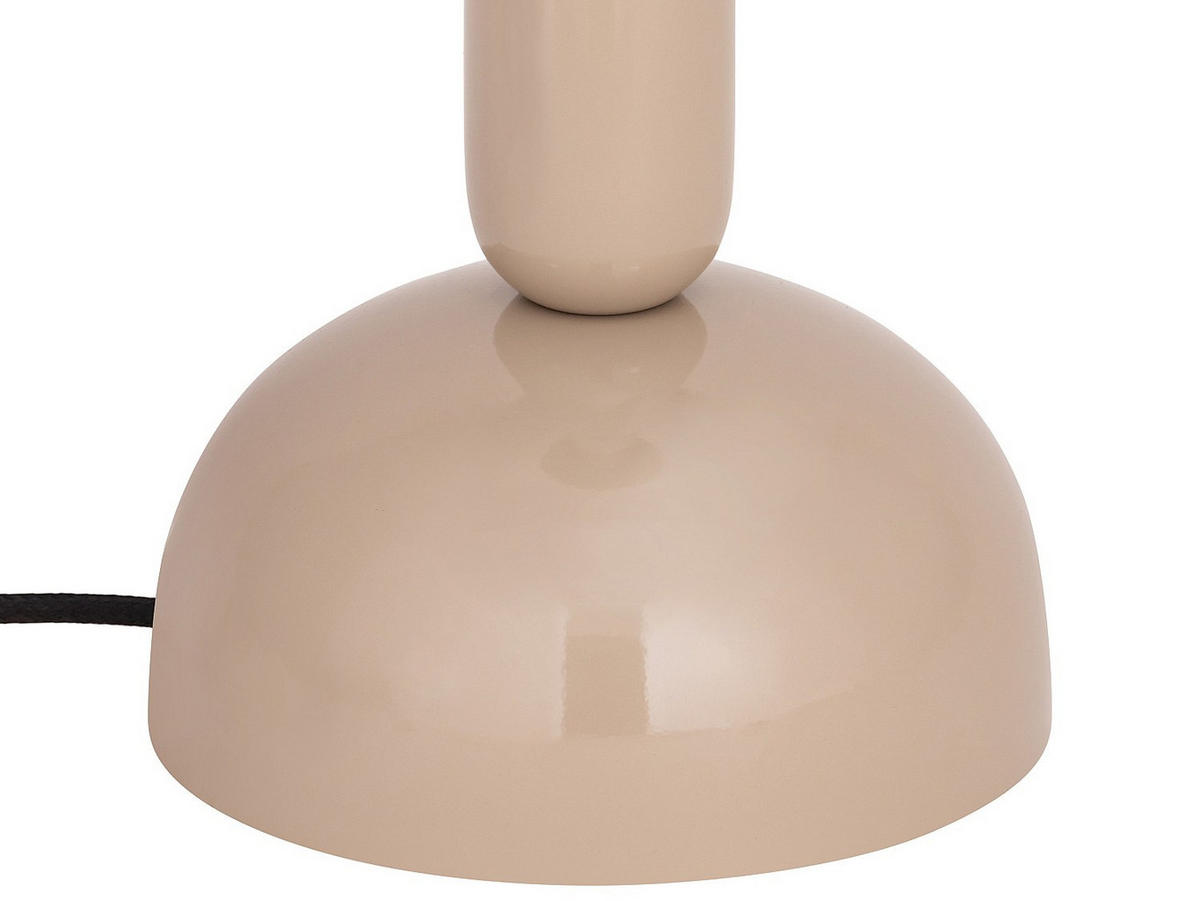 STEHLAMPE - 45 cm x 45 cm - metall - beige Eldon - Beige, Metall (45/45/147cm) - Vente-Unique