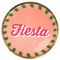 SERVIERPLATTE Fiesta Mangoholz - Koralle, Holz (40.5/2.5/40.5cm) - FURNARO