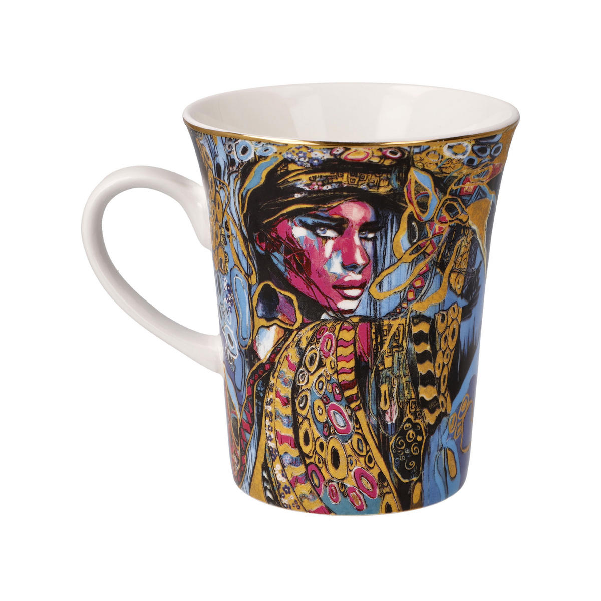 KÜNSTLERTASSE Lana Frey Aphrodite, Fine Bone China, Bunt, 400 ml - Multicolor, Keramik (0.4L) - Goebel