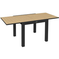 GARTENTISCH 162/80/75 cm gelb aus Aluminium ausziehbar - Gelb, Metall (162/80/75cm) - OKWISH