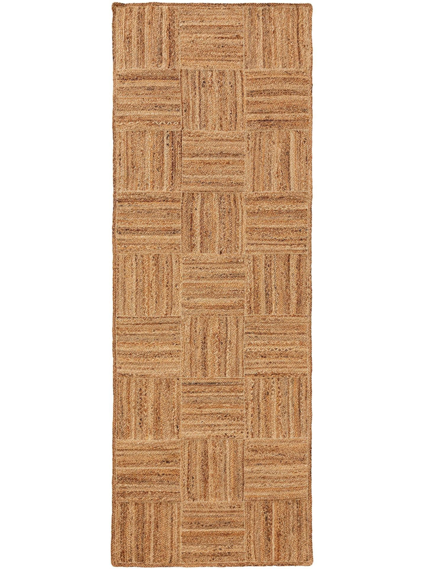 JUTELÄUFER Jutta Hellbraun 80x250 cm - Braun, Naturmaterialen (80/1cm) - KUNSTLOFT