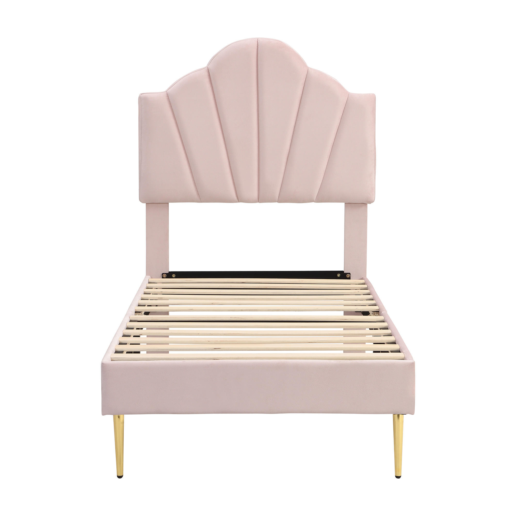 POLSTERBETT 90/200 cm Rosa - Pink, Textil