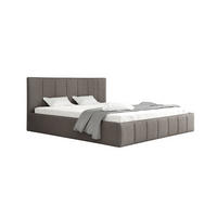 POLSTERBETT Detroit Komplettset - Dunkelgrau, Holzwerkstoff/Textil (120/200cm) - Fun Möbel