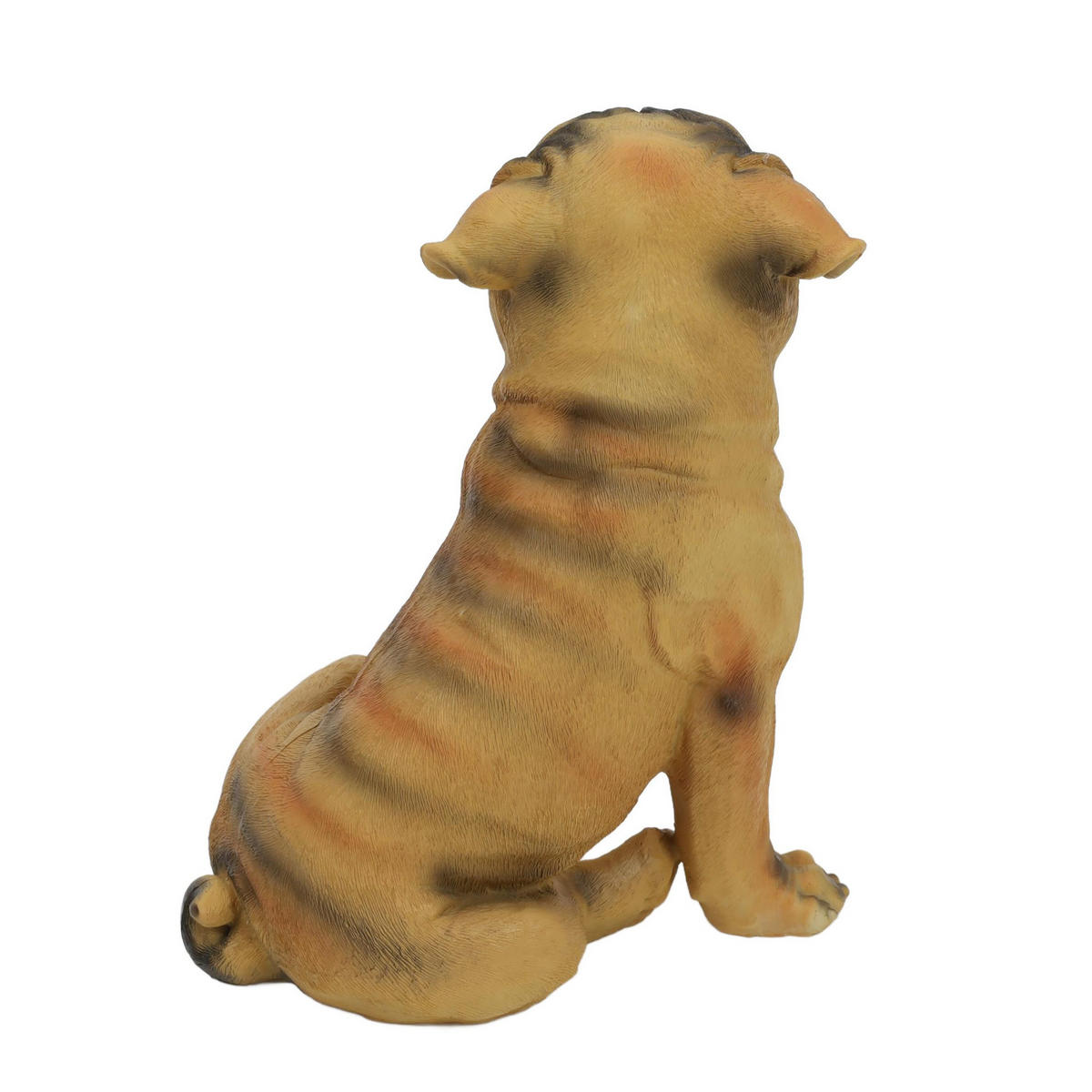GARTENFIGUR Hund 27 cm - Braun, Kunststoff (18.5/27/17cm)