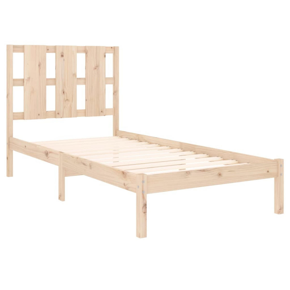 BETT Neil 100/195.5 cm - Braun, Holz (100/190cm) - Nettlife