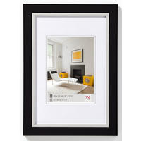 BILDERRAHMEN Metro Designrahmen 010X015 cm SCHWARZ - Schwarz, Kunststoff (15/20/1.6cm) - walther design