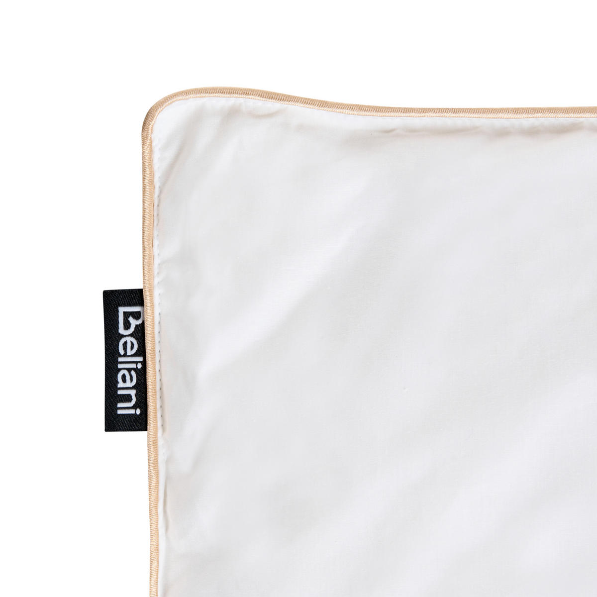 KOPFKISSEN Weiß 40/80 cm Etna - Weiß, Naturmaterialien (80/40cm) - Beliani