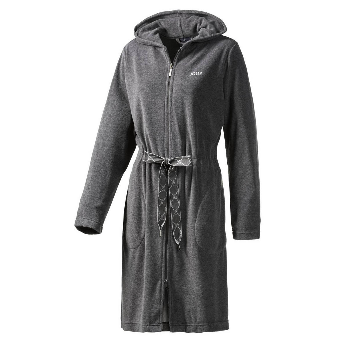 BADEMANTEL DAMEN KAPUZE ACTIVE 1659 ANTHRAZIT - 77 - Grau, Textil (XSnull) - Joop!