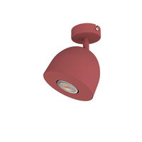 DECKENLEUCHTE Campanella X1 - Rot, Metall (8/8/18cm) - Lumicom