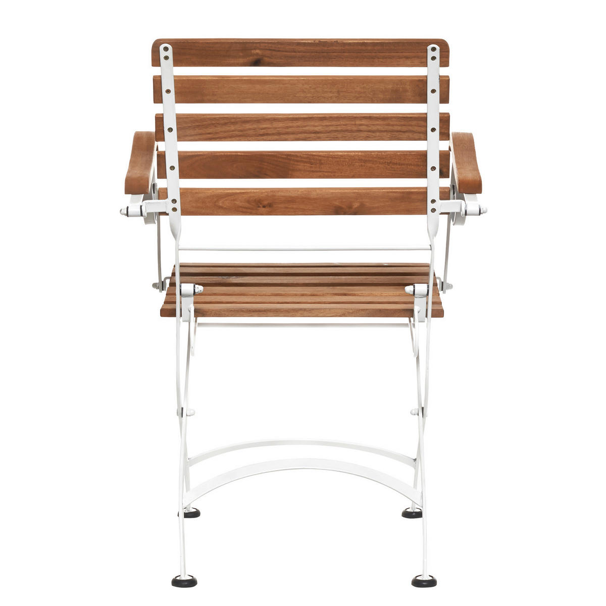 GARTENSTUHL (2er Set) Parklife - Weiß, Holz (53/88/57cm) - Butlers