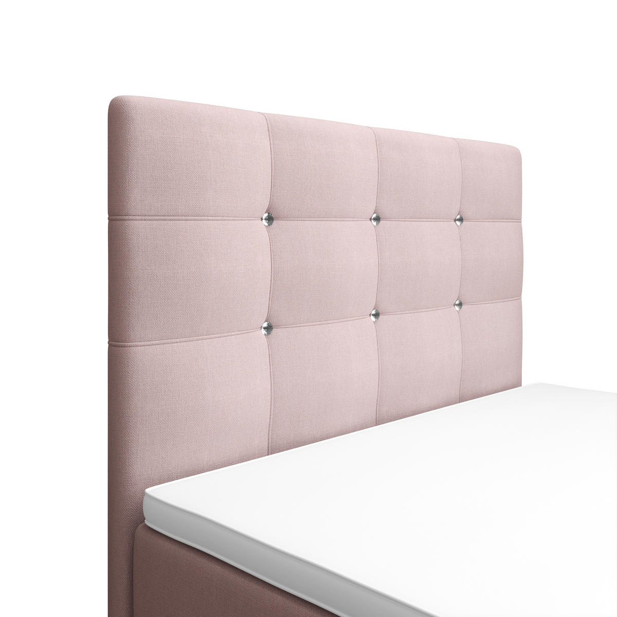 BOXBETT KLEO mini 100x200, mit Matratze H3 und Topper, Cosmic 14 - Pink, Holz/Kunststoff (100/200cm) - Bedante