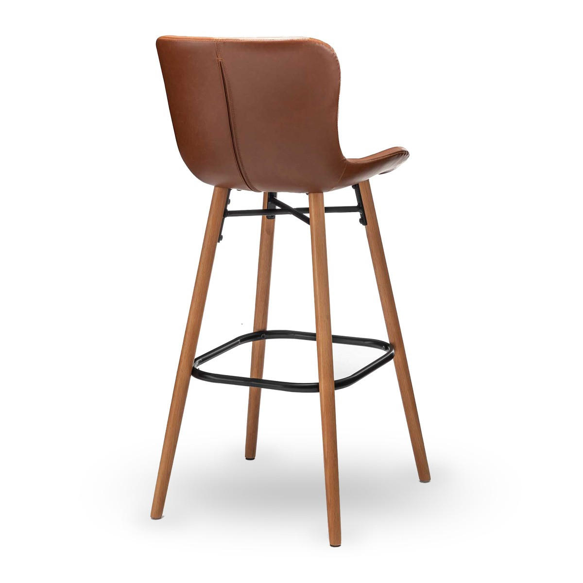 BARHOCKER (2er-set) braun - loft 51/46/105 cm - Braun, Textil (46/105/51cm) - Calicosy