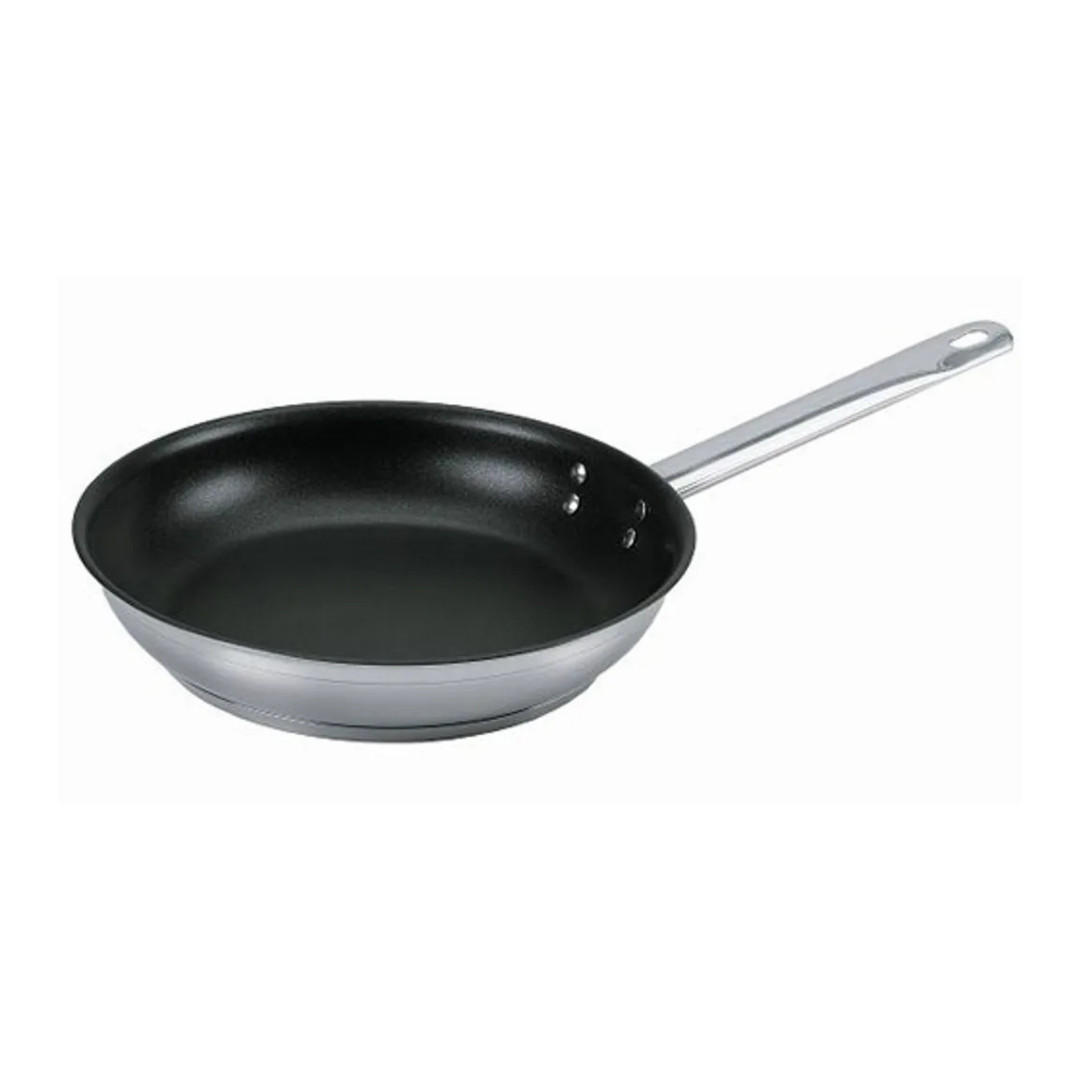 BRATPFANNE Favourite 28 cm Edelstahl Antihaft - Silberfarben/Schwarz, Metall (28cm) - Brabantia