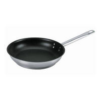 BRATPFANNE Favourite 28 cm Edelstahl Antihaft - Silberfarben/Schwarz, Metall (28cm) - Brabantia