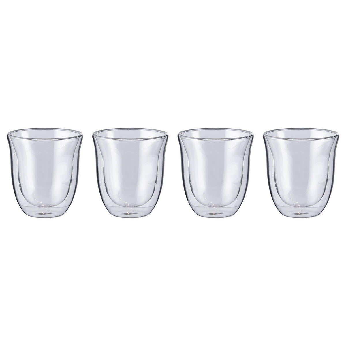 TRINKGLAS (4er Set) Hot & Cold - Transparent, Glas (0.15L) - BUTLERS