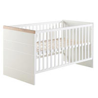 BABYBETT Nele 70 x 140 cm - Weiß, Holzwerkstoff (70/140cm) - Roba