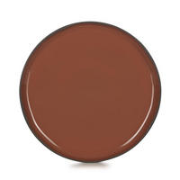 TELLER FLACH CARACTERE 26 cm Zimt - Braun, Keramik (26cm) - Revol Porcelaine France
