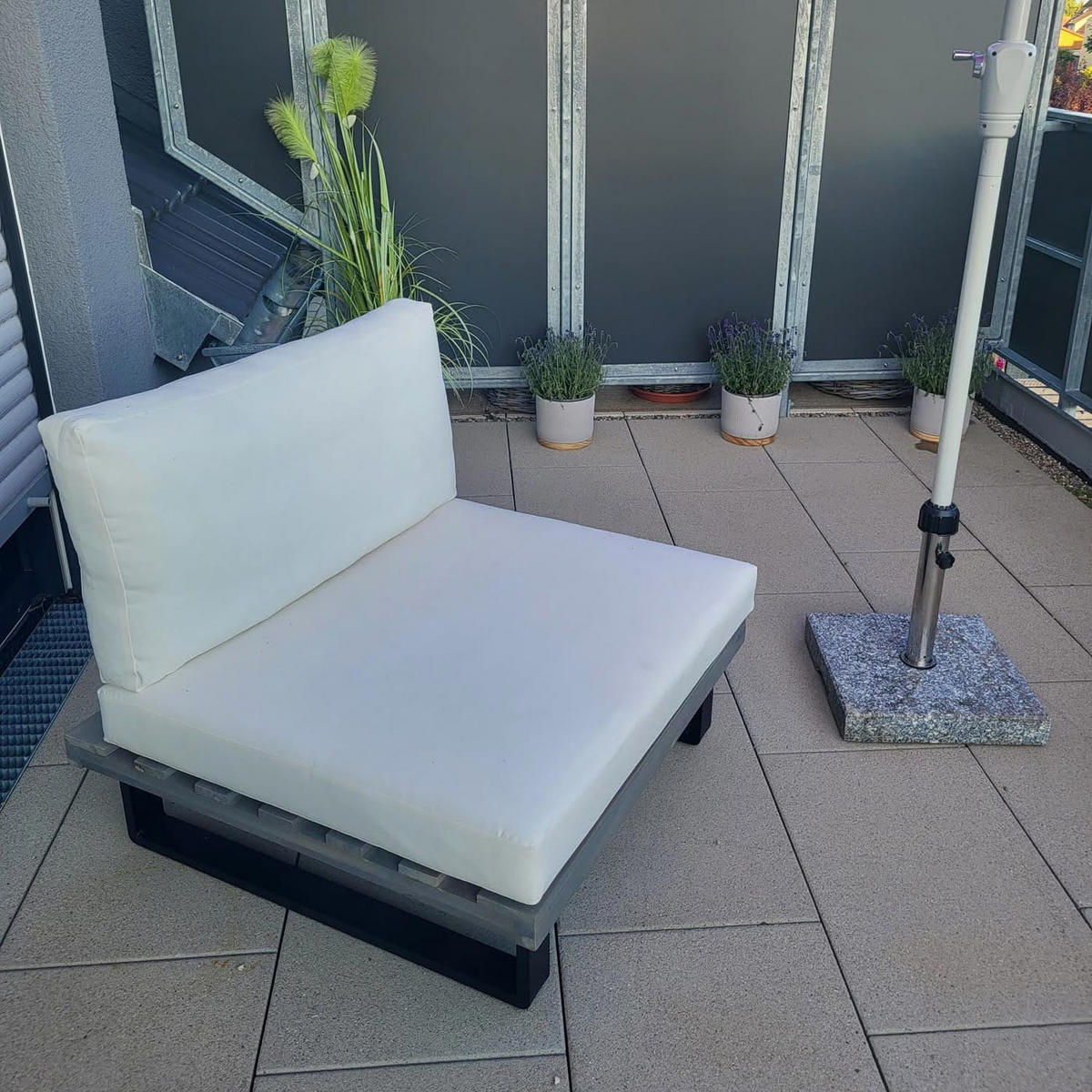 LOUNGE-SESSEL Schwarz, Braun, Grau - Schwarz/Braun, Holz (82/75/82cm) - MCW