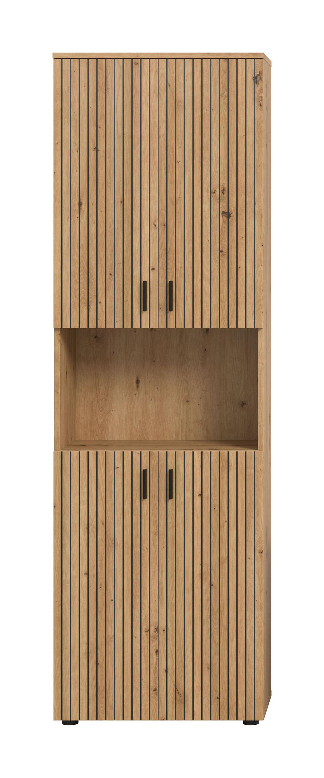 BADSCHRANK Mira (B/H/T: ca. 60/192/30 cm) in Artisan Oak Nachbildung/Artisan Oak Nachbildung - Eiche Artisan, Holzwerkstoff (60/192/30cm)