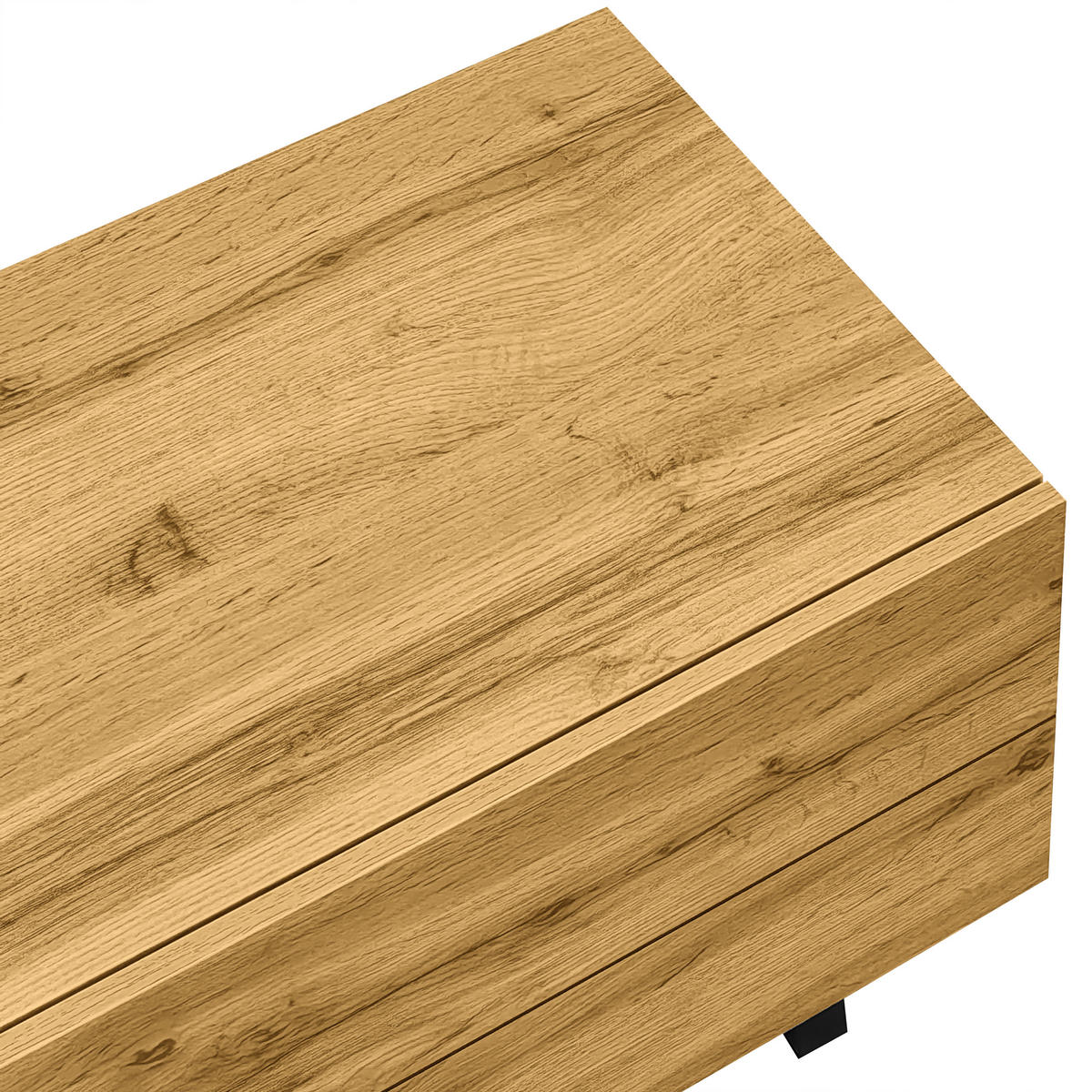 SIDEBOARD Industrieller Stil 170 /36.5/ 42 cm - Eichefarben, Holzwerkstoff (170/42/36.5cm) - Urban Meuble