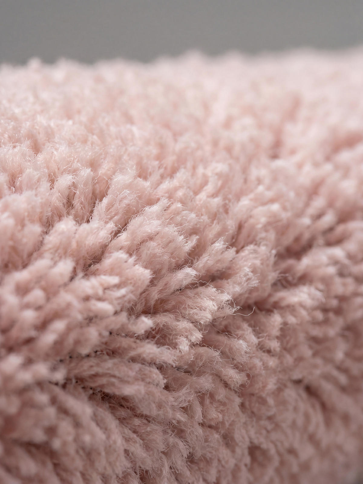 HOCHFLORTEPPICH Antirutsch Uni ALDAN Polyester Puderrosa 240 x 340 cm - Rosa, Textil (240/340cm) - KADIMA DESIGN