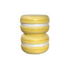 HOCKER Macaron 38/38/47 cm - Gelb, Kunststoff (38/47/38cm) - Leitmotiv