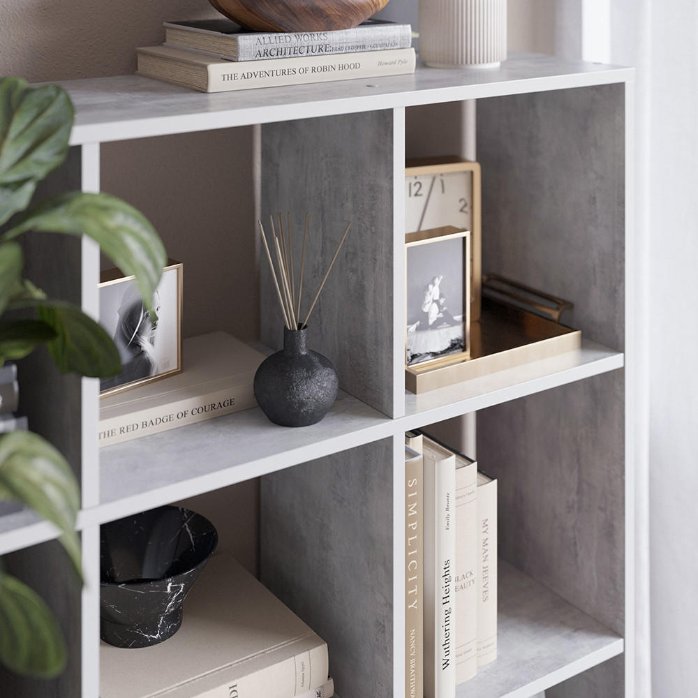 RAUMTEILER Nove Grau 104 x 108 cm - Grau, Holzwerkstoff (104/108/29cm) - Vicco