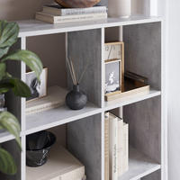 RAUMTEILER Nove Grau 104 x 108 cm - Grau, Holzwerkstoff (104/108/29cm) - Vicco