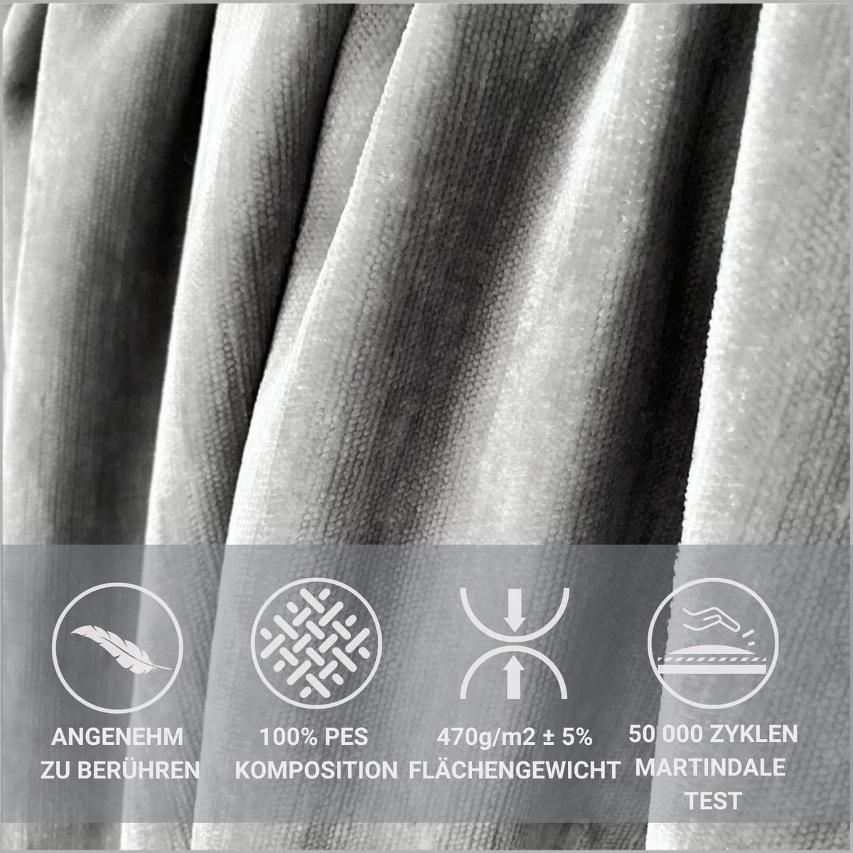 BOXSPRINGBETT Carizzo Hellgrau 200/200 cm mit Matratze und Topper - Hellgrau/Schwarz, Holz/Holzwerkstoff (200/200cm) - Maison de Reve