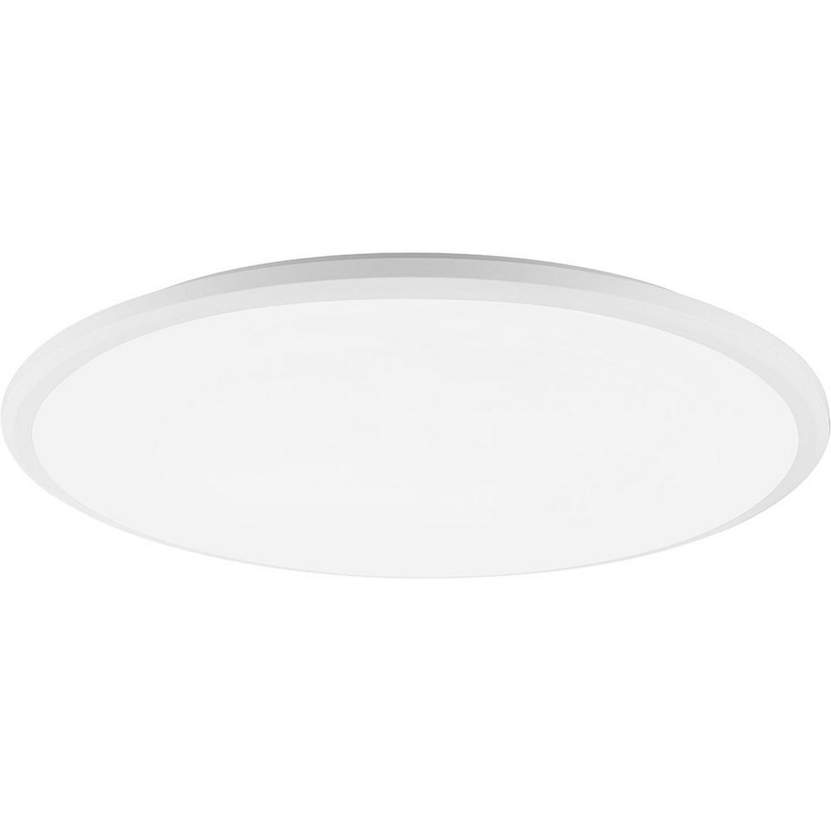 LED DECKENLEUCHTE FELION Weiß Metall - Weiß, Metall (49/49/8cm) - Globo Lighting