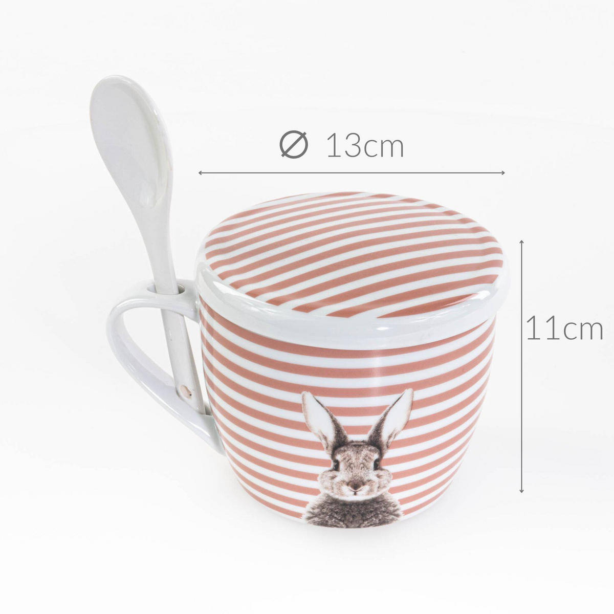 TASSE Fluffy 600 ml - Orange, Keramik (18L) - Boltze Home