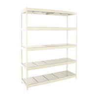 SCHWERLASTREGAL Metal Beast Five HxBxT 200 x 150 x 45 cm Fachlast 600 kg Weiß - Weiß, Metall (150/200/45cm) - PROREGAL