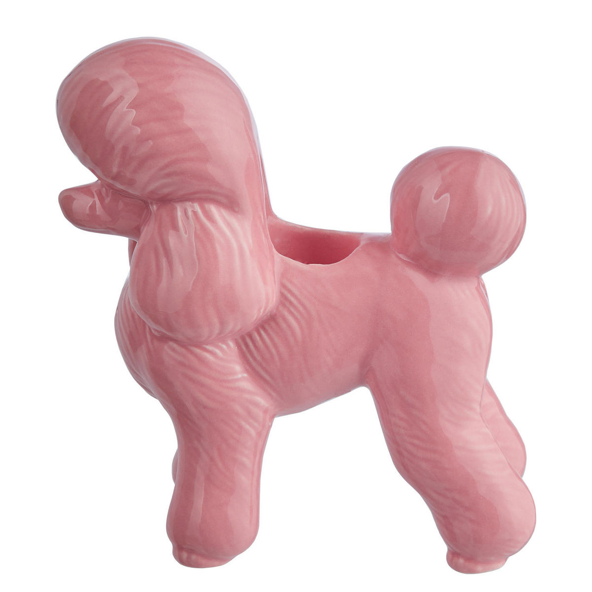 KERZENHALTER Coco Pudel - Rosa, Stein (6/12/11cm) - Butlers