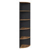 ECKREGAL Ecki Anthrazit/Goldkraft Eiche 40 x 180.6 cm - Anthrazit/Eiche Wotan, Holzwerkstoff (40/180/40cm) - Vicco
