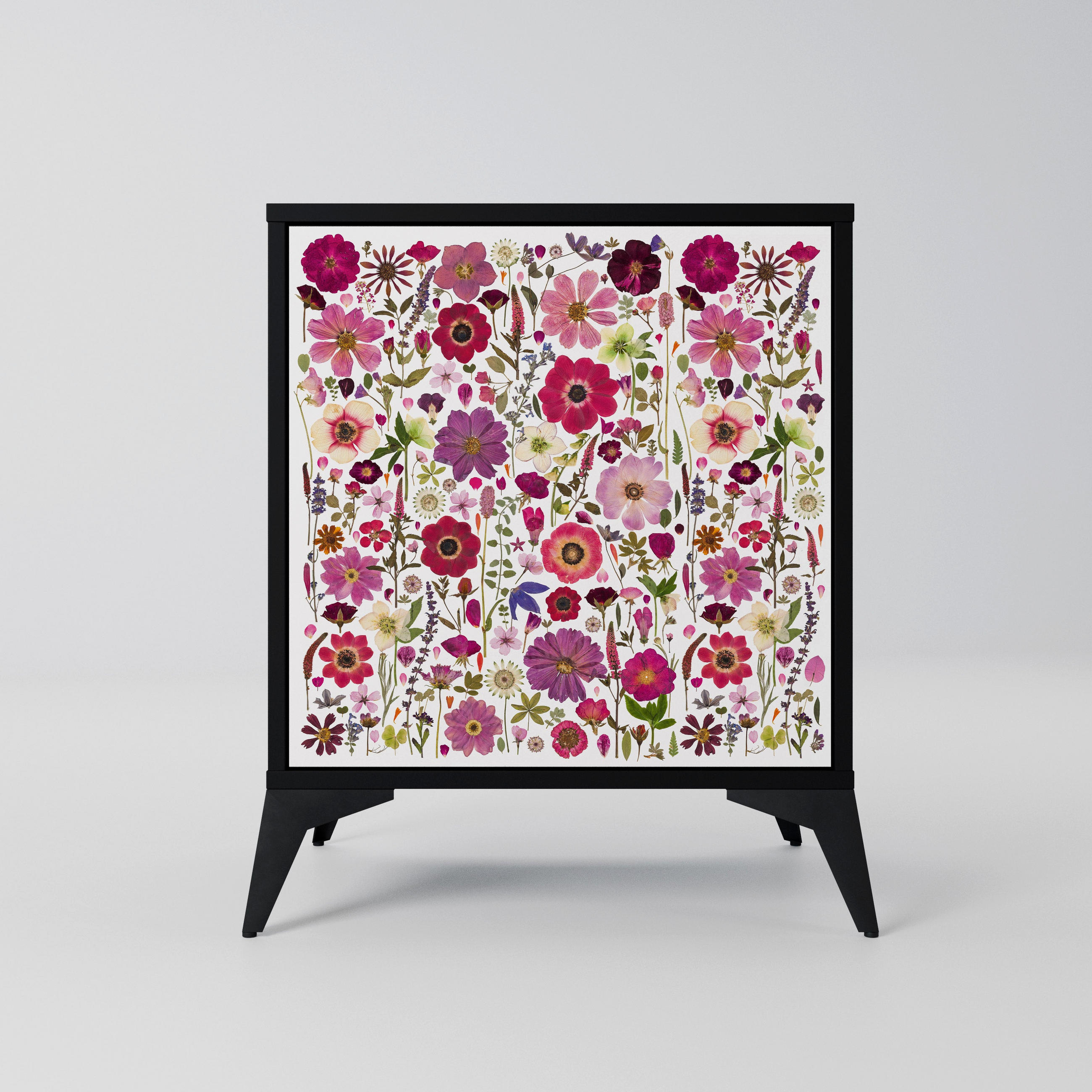 SpaceRebels Sideboard Schwarz 57.5x70.5x42 cm