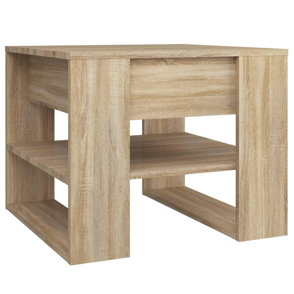 COUCHTISCH Sonoma-Eiche 55,5x55x45 cm Holzwerkstoff - Braun, Holzwerkstoff (55.5/55/45cm) - furnicato