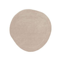 TEPPICH Wollteppich Shape Beige - Beige, Textil (200/1cm) - KUNSTLOFT