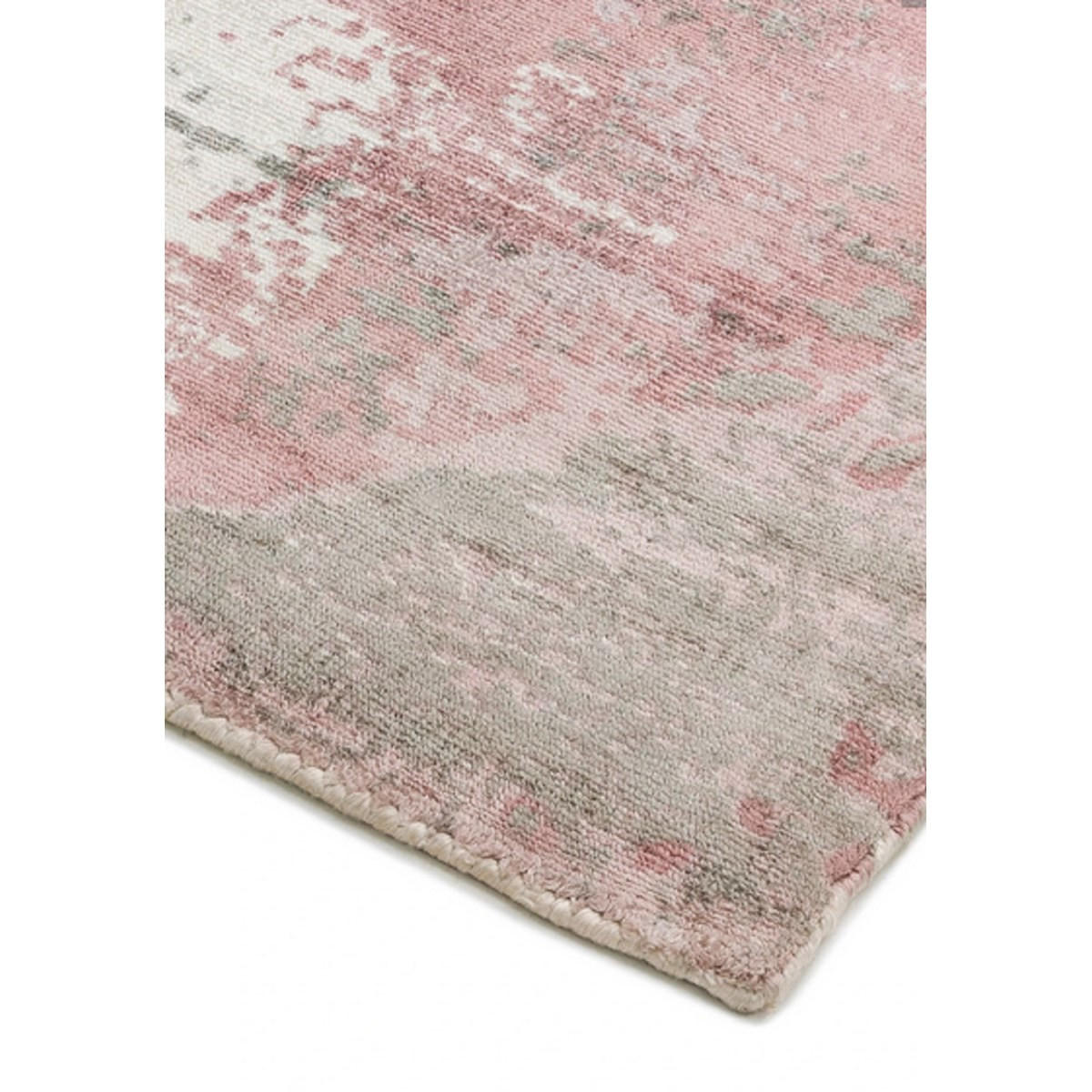 TEPPICH Moderner handgefertigter für Wohn- und Schlafzimmer von BYGAT Rosa 200 x 290 cm - Pink, Textil (200/290cm) - Novatrend