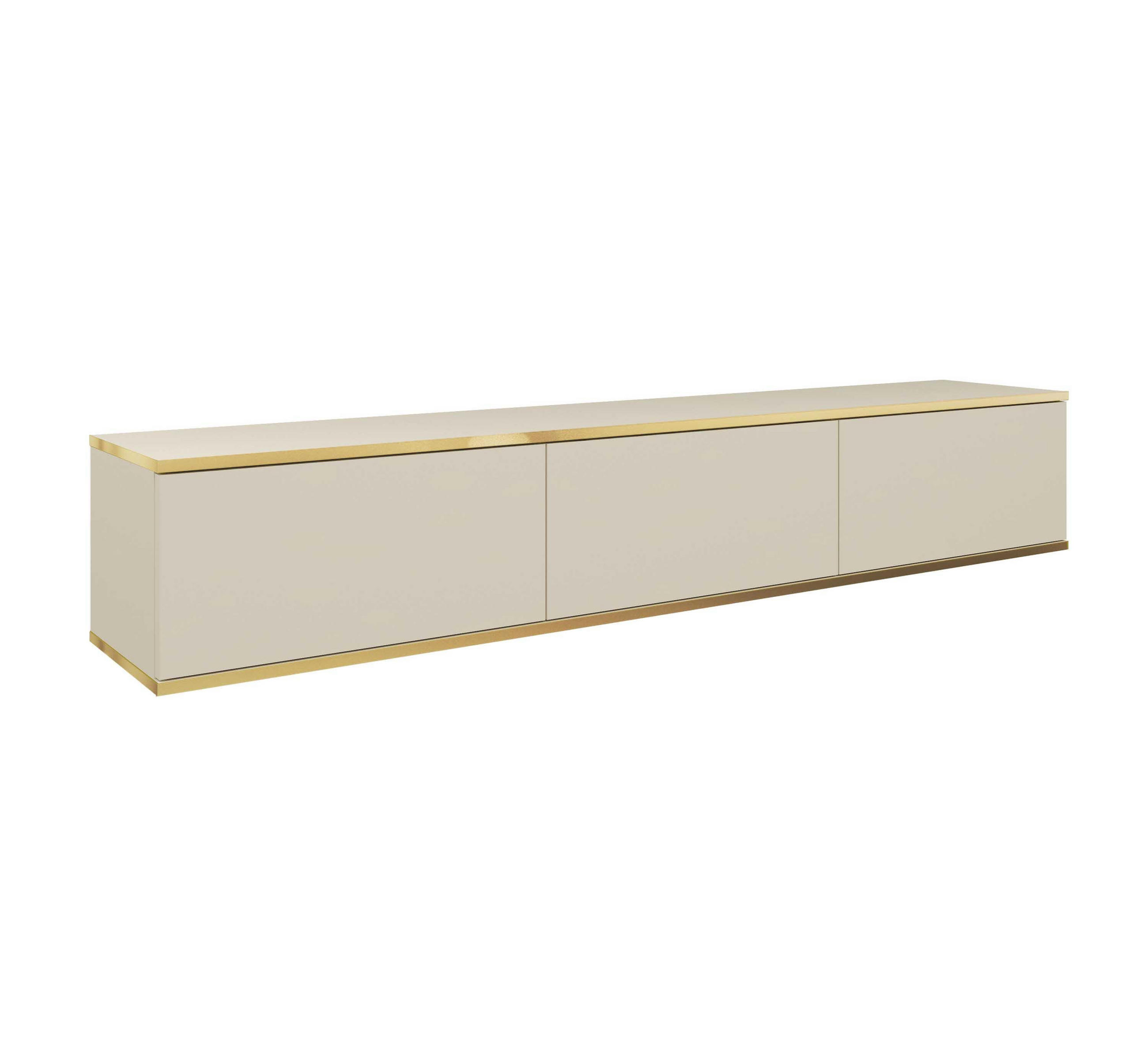 TV-LOWBOARD BEIGE - Beige, Holzwerkstoff (175/30/32cm) - FURNLUX