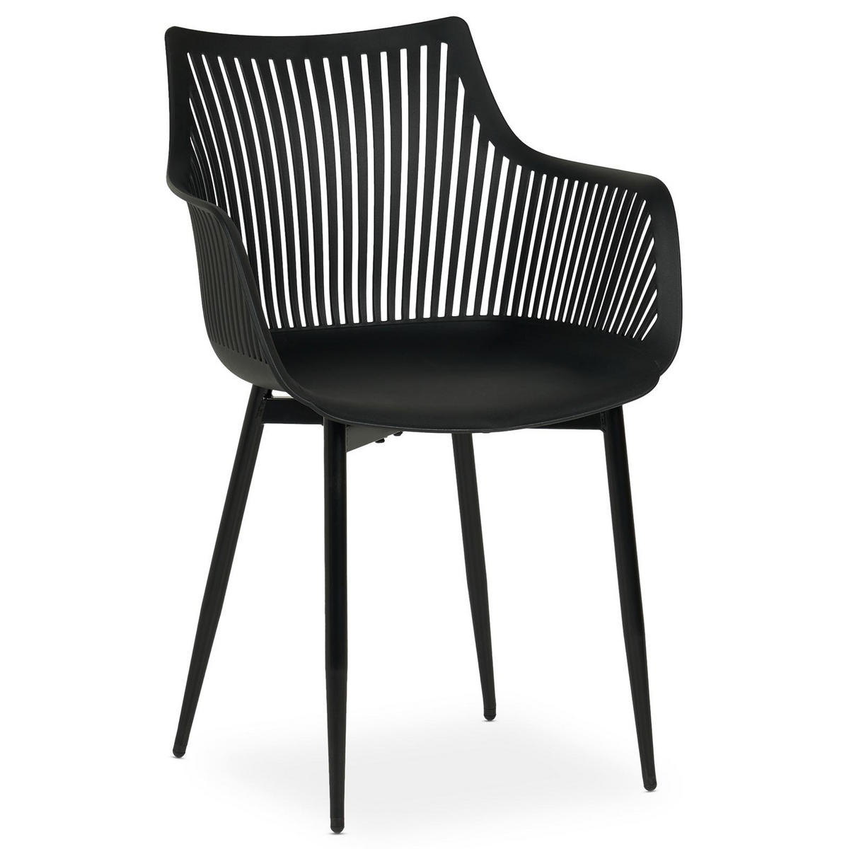 GARTENMÖBEL SET AZALEA VIOLETTA - Schwarz, Metall - IDIMEX