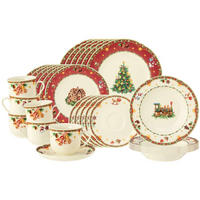 KOMBISERVICE Marieluise Weihnachtsnostalgie bunt 30er Set - Multicolor, Keramik (1/1/1cm) - Seltmann Weiden