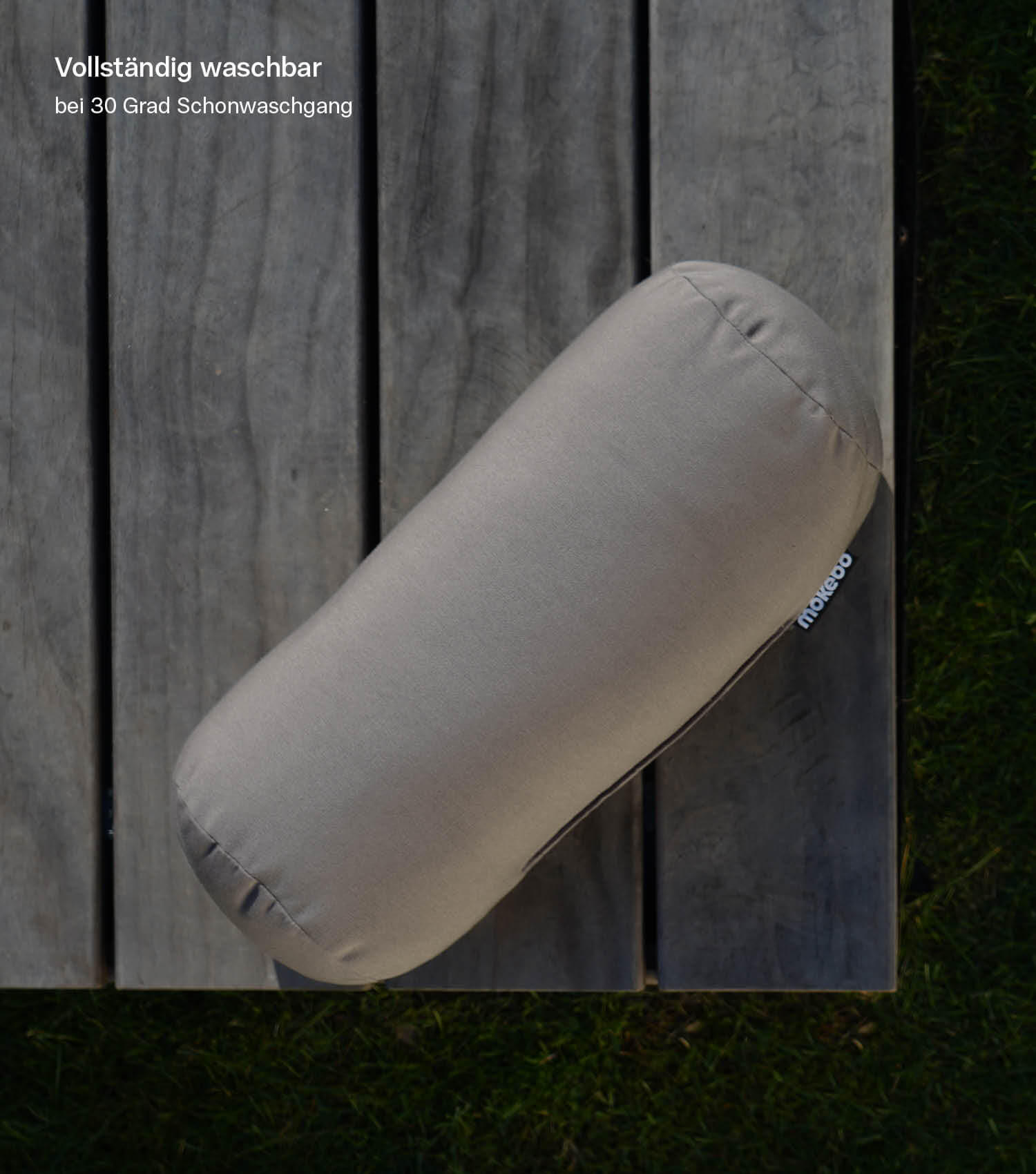 NACKENKISSEN Das Träumchen - Taupe, Textil (17/37cm) - Mokebo