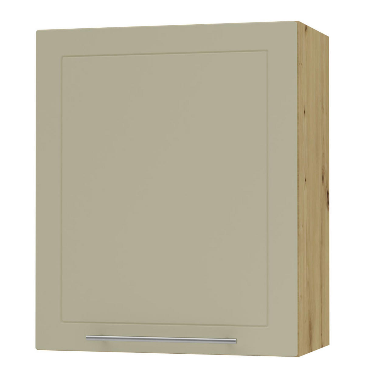 KÜCHENHÄNGESCHRANK Kvantum W2/60 Vanille Matt / Eiche Artisan Matt 60 / 32,5 / 72cm - Creme/Eiche Artisan, Holz/Holzwerkstoff (60/72/32.5cm) - Feldmann-Wohnen