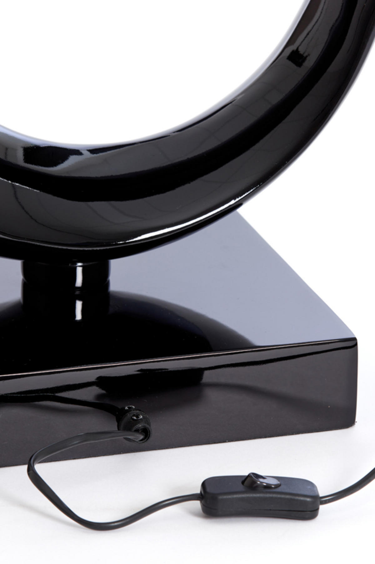 LAMPENFUSS Mond Schwarz Ø37/99 cm - Schwarz, Metall (37/26/99cm) - Light & Living