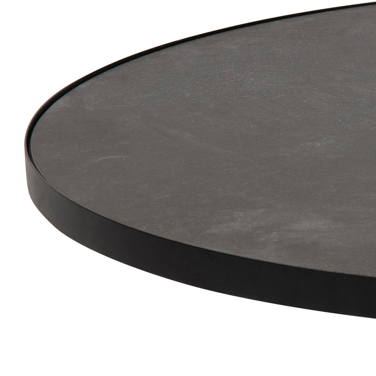 COUCHTISCH Ø85 cm - Schwarz, Holzwerkstoff (86/86/40cm) - ebuy24
